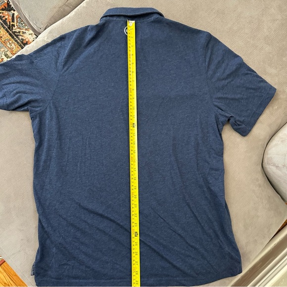 Jim Nantz Vineyard Vines Polo Shirt Men’s L Navy Blue Sleeve Golf Club Logo - Picture 9 of 9